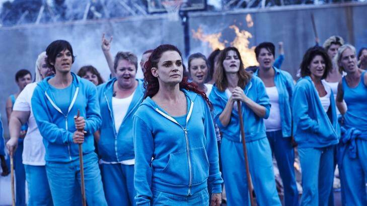 A scene from <i>Wentworth</i>, which shared the Awgie for best television series with <i>Offspring</i>.
