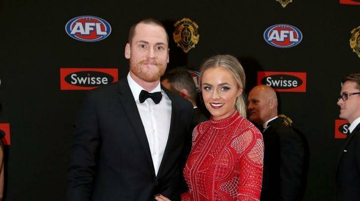The partners of Hawthorn players will get together to discuss how to support Roughead's wife, Sarah Photo: Pat Scala