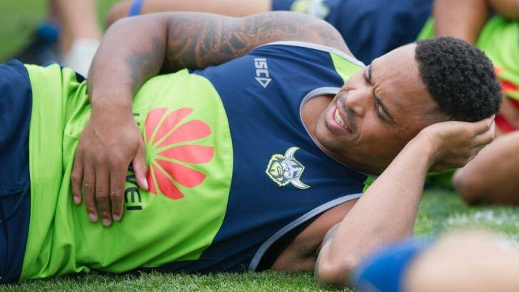 Canberra Raiders recruit Jordan Turner wants to force his way into Ricky Stuart's starting line-up. Photo: Jay Cronan
