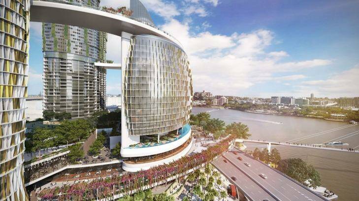 Brisbane City Council suggests the Queens Wharf devellopment could include "automatic waste collection" similar to the idea launched in Maroochydore. Photo: Supplied