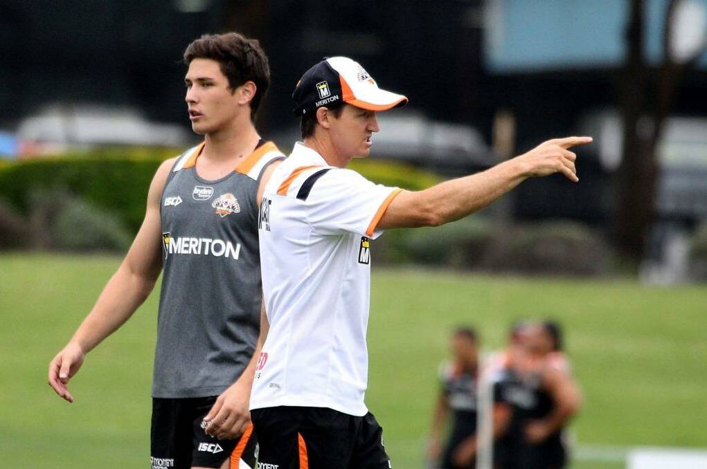 Facing a familair foe: Wests Tigers coach Jason Taylor will square off against a former club. Photo: Ben Rushton