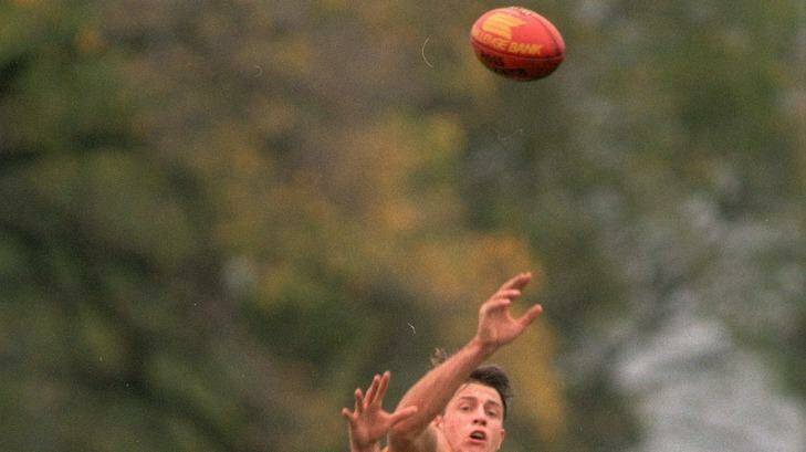 Rohan Welsh in action for Carlton against Fitzroy in 1996. Photo: Julian Kingma