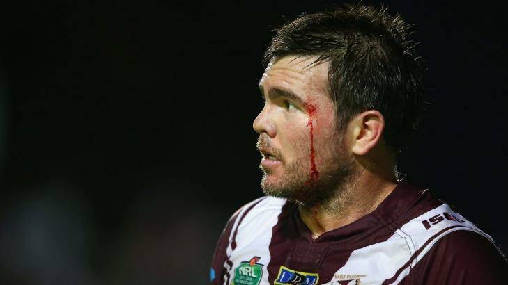 The old warrior: Manly stalwart Jamie Lyon is calling it a day at season's end. Photo: Mark Kolbe
