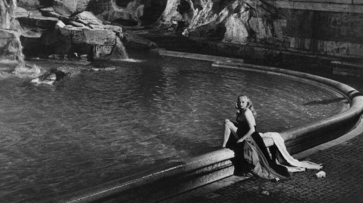 Anita Ekberg as Sylvia in 'La Dolce Vita', one of the director's most famous films. Photo: Courtesy of the Independent Visions Archive with exclusive representation by MPTV