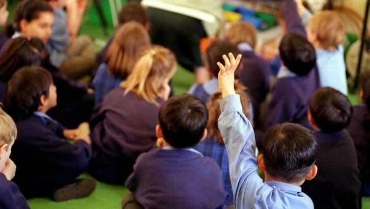 Already overcrowded schools are facing surging enrolments. Photo: Quentin Jones
