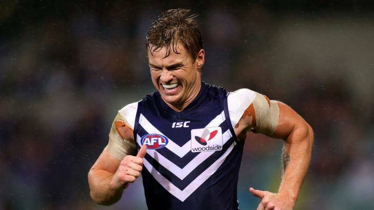 Colin Sylvia faces a stiff ask to get back into the Dockers team. Photo: Paul Kane/Getty Images