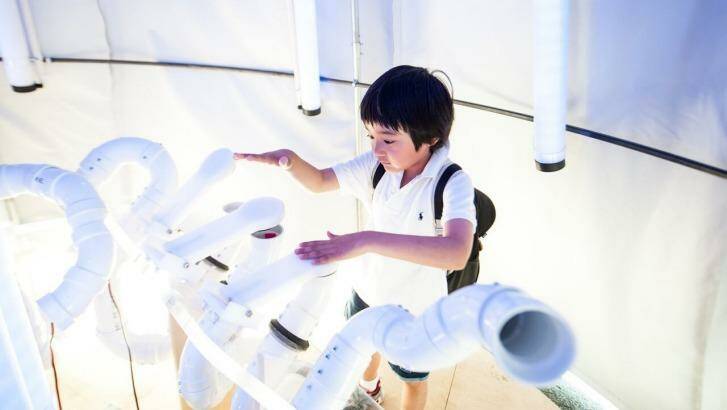 A child at one of the World Science Festival events in New York. Photo: Supplied