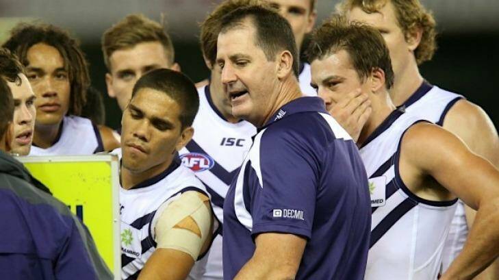 Ross Lyon's attempt to change his game style has fallen flat. Photo: Pat Scala PDS