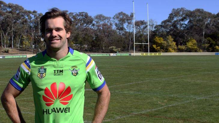 Canberra Raiders recruit Lou Goodwin is piling on the kilograms. Photo: Raiders Media