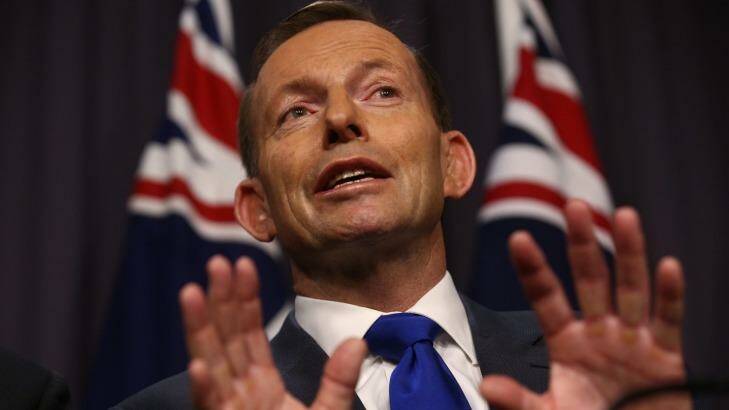 Former prime minister Tony Abbott once reneged on a deal for donations reform, but is now a firm advocate. Photo: Andrew Meares