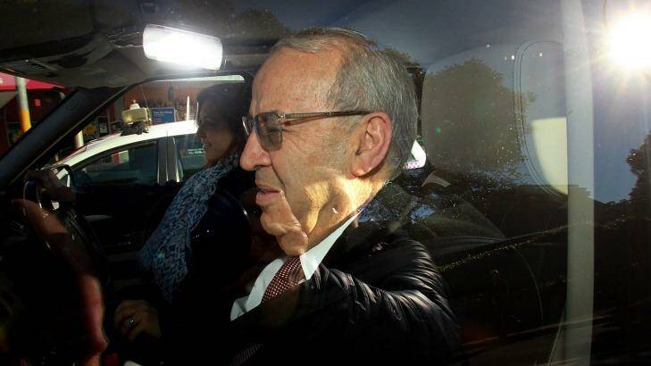 Former Labor minister Eddie Obeid is facing jail time over charges relating to Circular Quay cafes. Photo: Ben Rushton