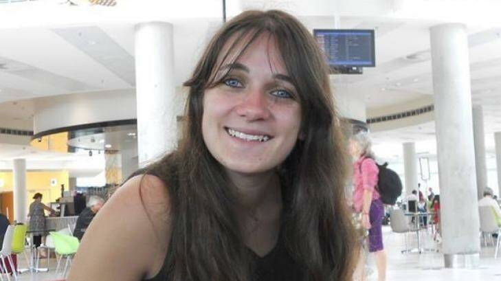 French student Sophie Collombet was found dead in Kurilpa Park, South Brisbane. Photo: Supplied