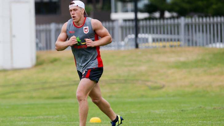 New Dragon: Cameron McInnes is keen to get "some combinations going". Photo: Adam McLean