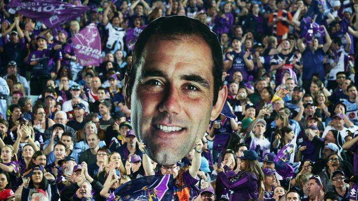 Role model: Cameron Smith says players should accept the responsibility that comes with playing NRL footy. Photo: Matt King