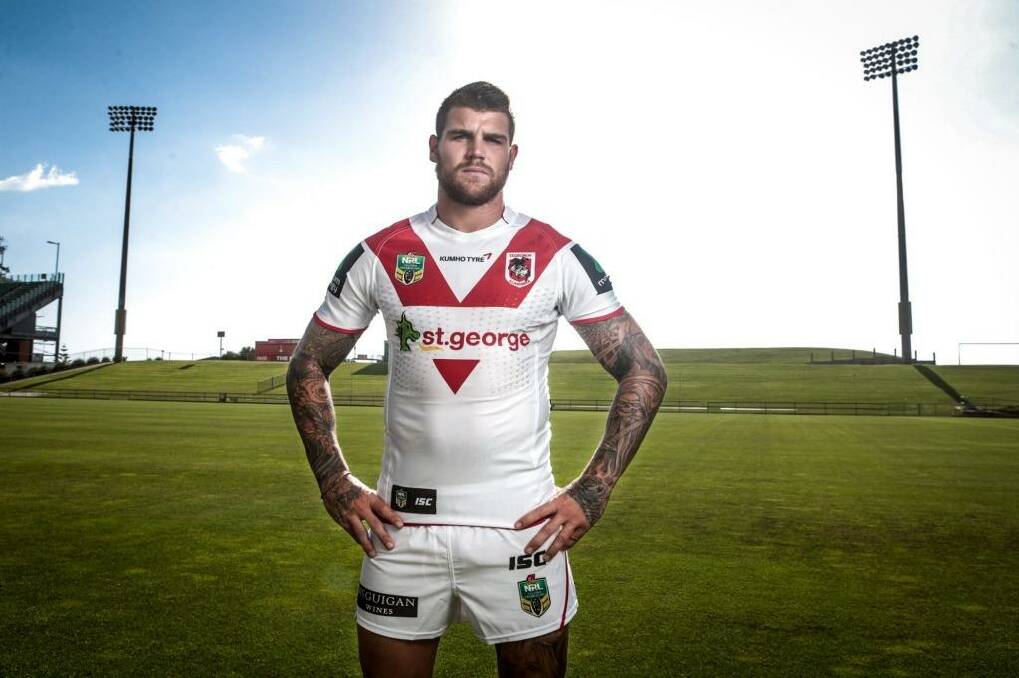 Back to the back: Dragons star Josh Dugan will return to the No.1 jersey this season. Photo: Adam McLean