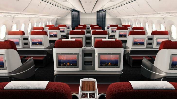 Business class onboard LATAM 787-9 Dreamliner. Photo: Supplied