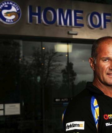 New deal ... Parramatta coach Brad Arthur Photo: Brendan Esposito