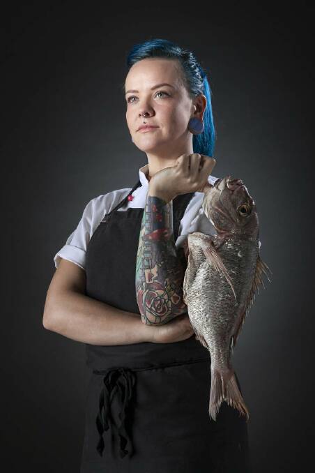 2014 OVERALL WINNER: "Holly" - "This image is part of a larger series which I have created due to the increase in popularity of celebrity chefs in Australia's mainstream media. The series aims to showcase the real, passionate and somewhat forgotten chefs working in Australia's hospitality industry." Photo: James Ross