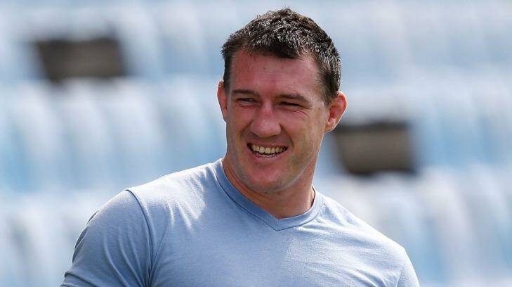 Happy at Sharks: Paul Gallen wants a new deal with Cronulla. Photo: Renee McKay