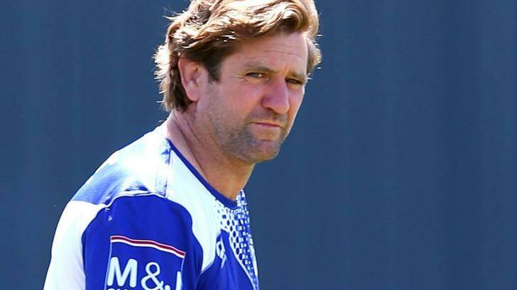 A meeting on Friday will decide Des Hasler's fate at the Dogs. Photo: Renee McKay