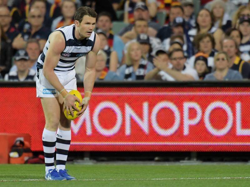 With Gary Ablett's AFL return, Geelong plan to play Patrick Dangerfield (file) in attack more often.