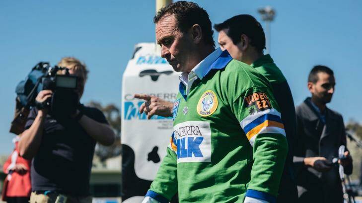 Marching on: Canberra Raiders coach Ricky Stuart says his team will refocus on Wednesday. Photo: Rohan Thomson