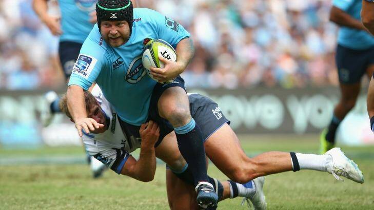 Bowing out: Waratahs prop Benn Robinson. Photo: Getty Images 