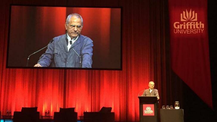 Sharing oil and gas reserves in Timor Sea with East Timor would only make Australia greater, Dr Jose Ramos-Horta said in Brisbane. Photo: Tony Moore