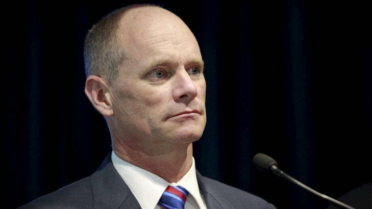 Premier Campbell Newman releases the LNP's election costings. Photo: Renee Melides