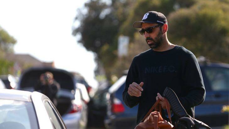 Time out: Adam Goodes has taken indefinite leave from the game.  Photo: Daniel Munoz