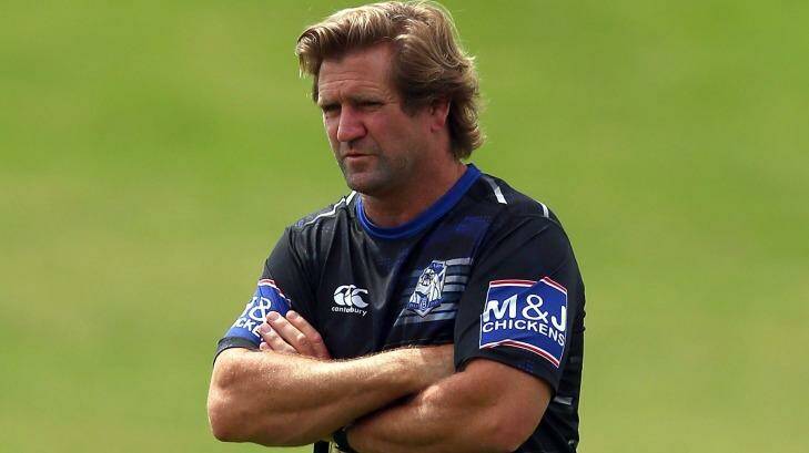 The day arrives: Bulldogs coach Des Hasler. Photo: Getty Images 