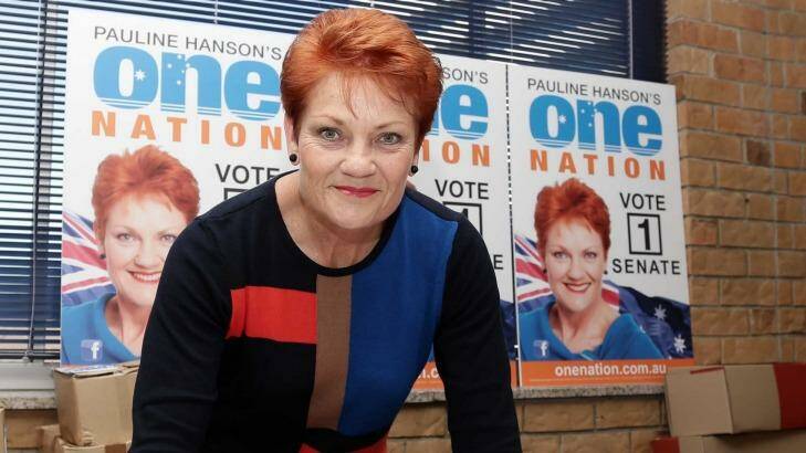 Queensland's election payback - Pauline Hanson 2.0. Photo: Tertius Pickard