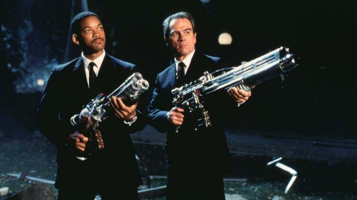 Men In Black: Alien invasions don't always have to be scary; they can be funny, too. Photo: Columbia Pictures