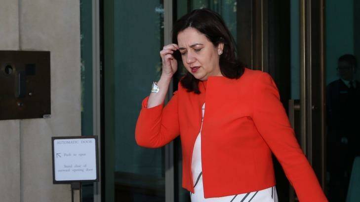 Queensland Premier Annastacia Palaszczuk will on Thursday night decide how to reshuffle her cabinet. Photo: Andrew Meares