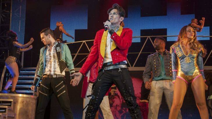 Colour and movement... Thriller Live shows off Michael Jackson's best dance routines, including the Moonwalk. Photo: Supplied