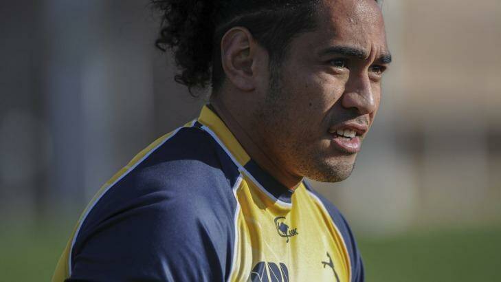 Brumbies winger Joe Tomane has announced he will leave the club at the end of the season. Photo: Graham Tidy