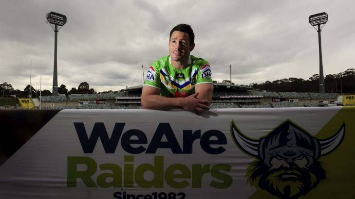 Brett White reflects on a stellar career ahead of his final match for the Raiders on Saturday. Photo: Graham Tidy