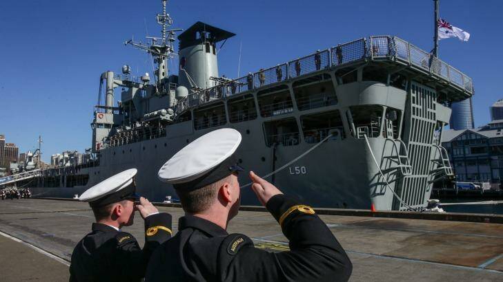 HMAS Tobruk was decommissioned in 2015. Photo: Dallas Kilponen