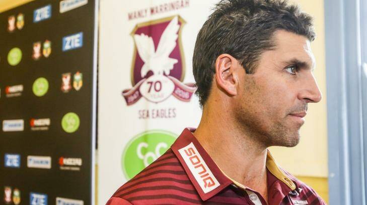 Welfare concerns: Manly coach Trent Barrett will meet with Todd Greenberg to discuss the 2016 NRL draw and how it affects his team. Photo: Dallas Kilponen