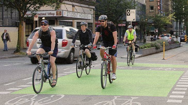Cycling groups have called for segregated bikeways to protect cyclists from traffic. Photo: Supplied