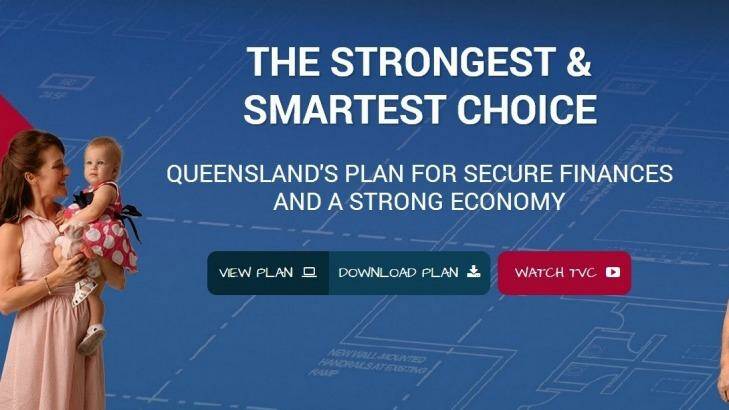 An image from the Newman government's Strong Choices campaign. Photo: Supplied.