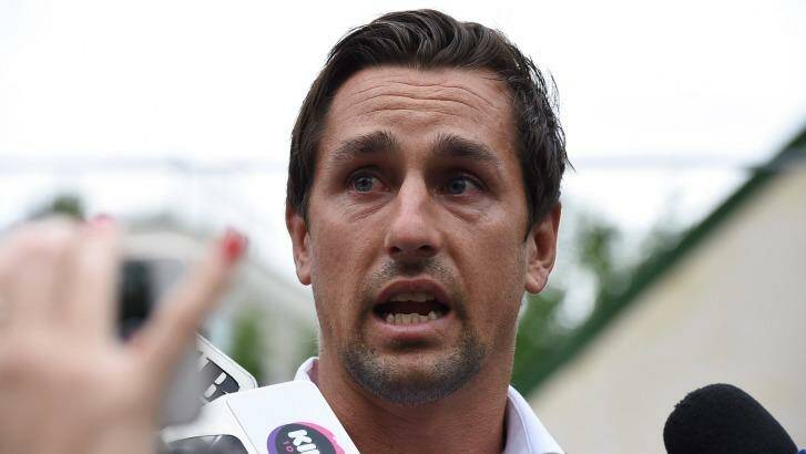Sydney Roosters Mitchell Pearce admits he has a problem with alcohol in the wake of causing "outrage" for his behaviour on Australia Day. Photo: Kate Geraghty