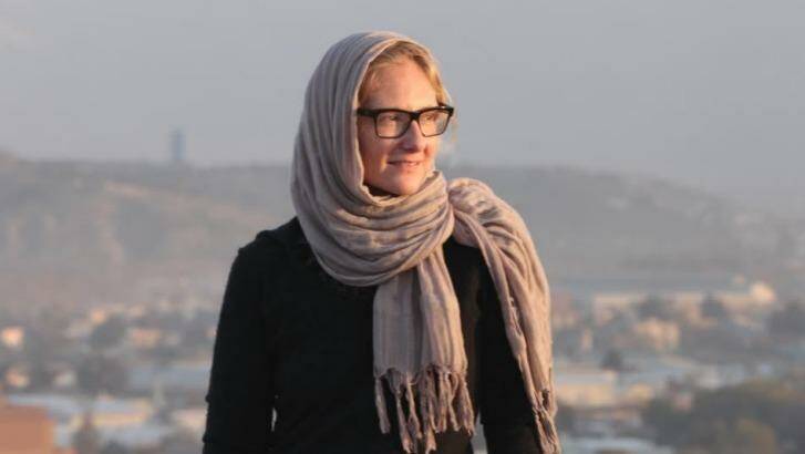 Australian filmmaker Eva Orner in Kabul. Photo: Karl Quinn