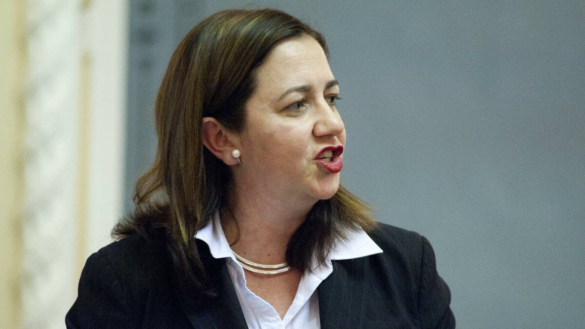 Thinking of Mount Isa: Premier Annastacia Palaszczuk's heart goes out to victims in Deighton Street.