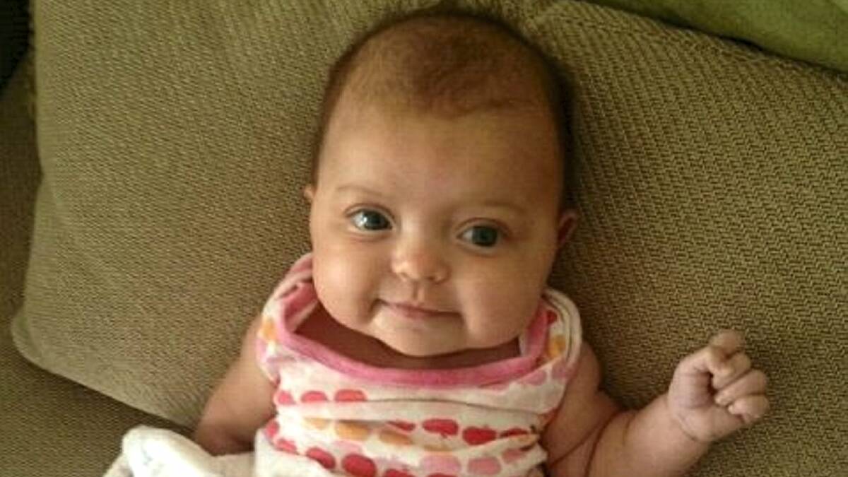 AWARENESS RIDE: Harriet was three months old when she died from Mitochondrial disease.