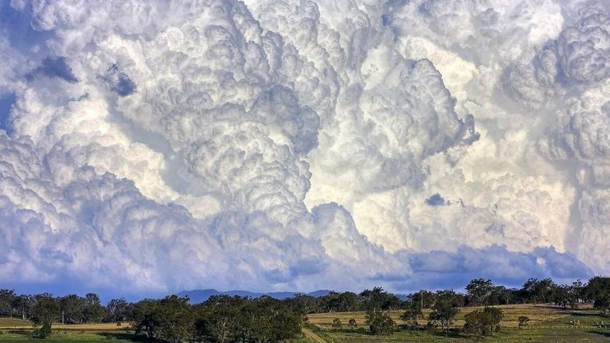 FEBRUARY: Explosive convection east of Warwick, Queensland. 

- Picture: CHRIS McFERRAN