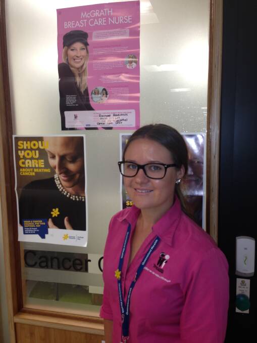 SUPPORT:  Rachael Radulovic is the McGrath breast care nurse at North West Hospital and Health Service.