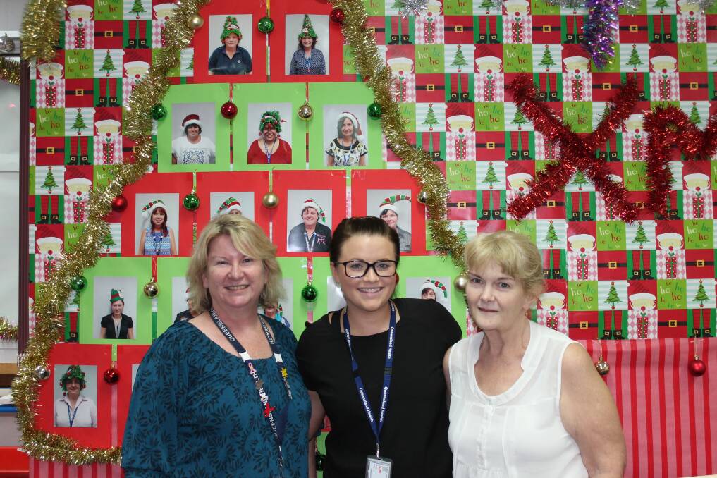 Grand prize winners Mount Isa Hospitals Clinical Support team with Toni Kuhn, Glenda Jones and Trish Luxford.