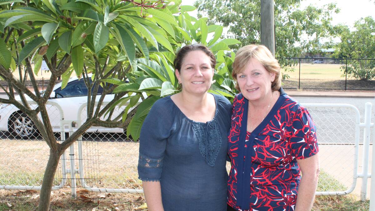 MUM TO MUM: Denise Morecombe (right) flew to Mount Isa last week to share advice and support with Sonia Coleman, the mother of missing Mount Isa teenager Kyle Coleman.  Picture: HAILEY RENAULT