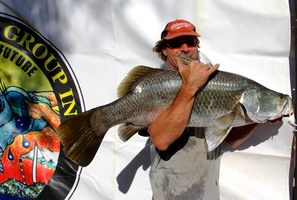  Lucas Menzel  takes the trophy for the heaviest barra division.
- Picture: MOUNT ISA FISH STOCKING GROUP